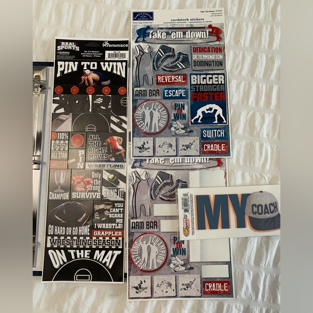 Wrestling and Track Sticker Collection - Picture 8 of 12